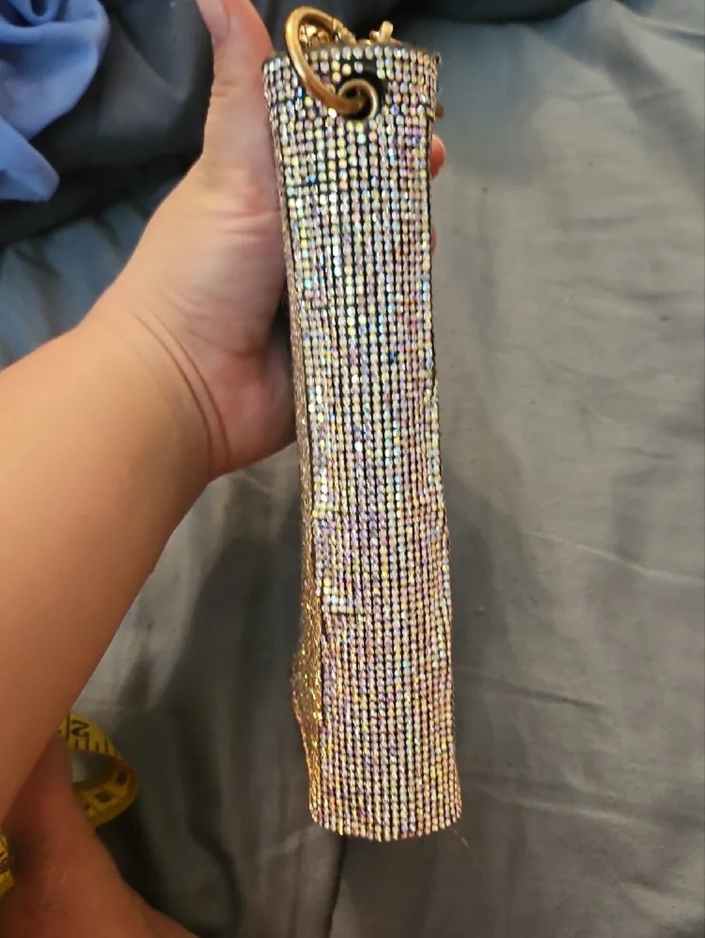 Rhinestone Sparkle Women’s Clutch Wallet - Silver
